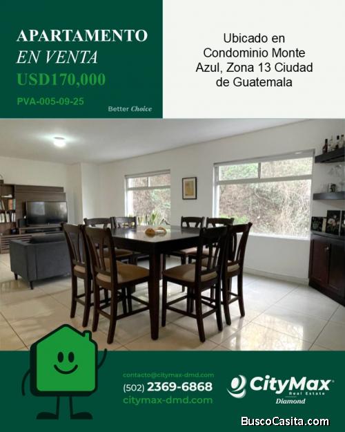 Apartamento en Venta en Zona 13 Monte Azul Guatemala