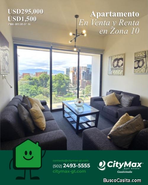 Apartamento Venta o Renta en Zona 10 cerca La Estación