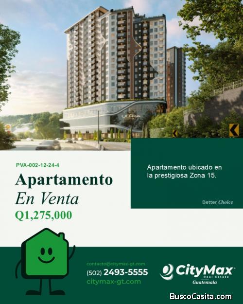 Apartamentos zona 15 Guatemala con Jardín en Pre venta!