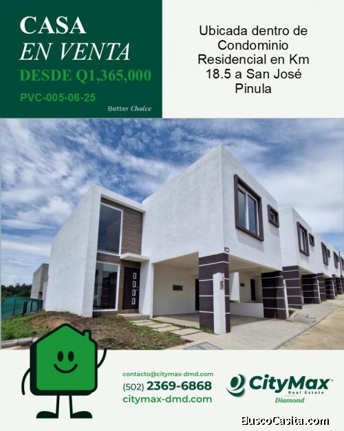 Casa en Venta en Km 18.5 Carretera a San José Pinula