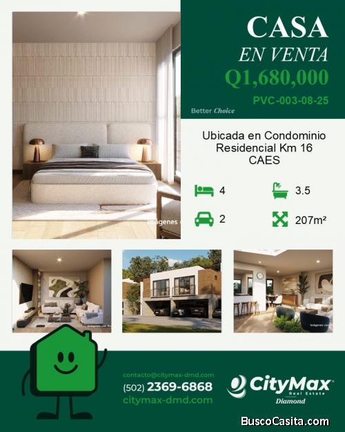 Casa en Condominio Residencial en Venta en Km 16 CAES