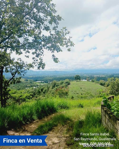 Finca En Venta De 300 Manzanas En San Raymundo