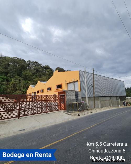 Bodega en Renta en Km 5.5 Carretera a Chinautla zona 6 