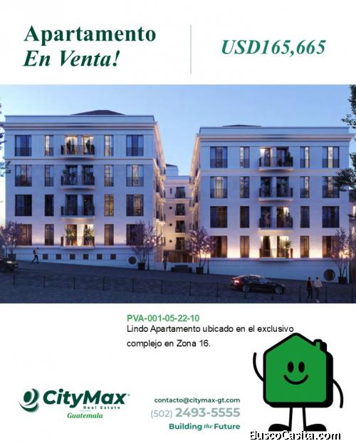 Apartamento en Cayala en venta!