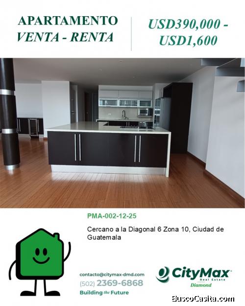Apartamento en VentaRenta en Zona 10 Ciudad de Guatemala