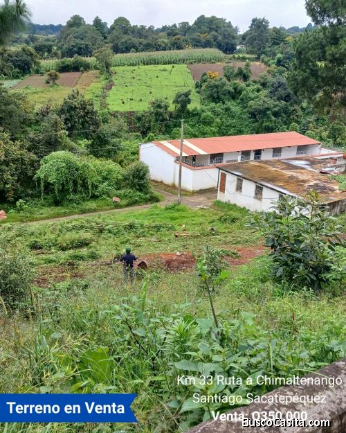 Terreno en Venta en Santiago Sacatepéquez
