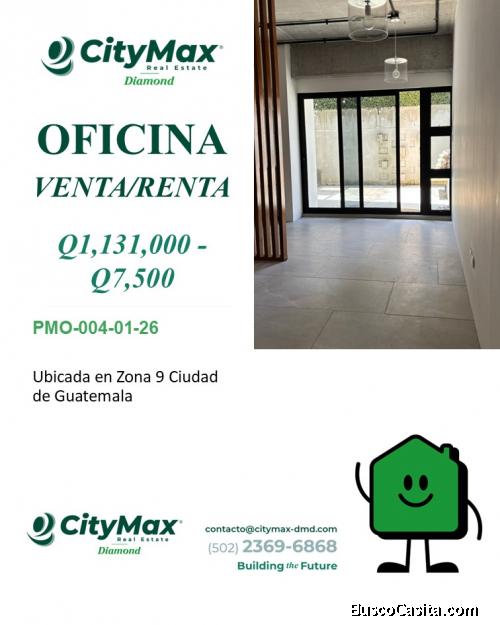 Oficina Comercial en Venta y Renta en Zona 9 Ciudad de Guatemala