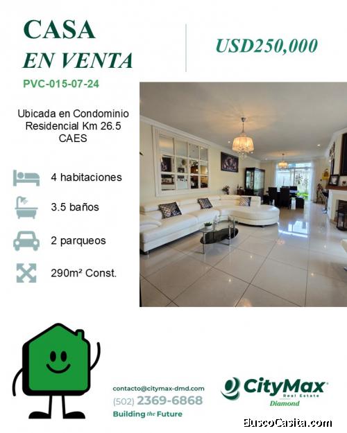 Casa en Condominio en Venta en Carretera a El Salvador Km. 26 Carretera a El Salvador