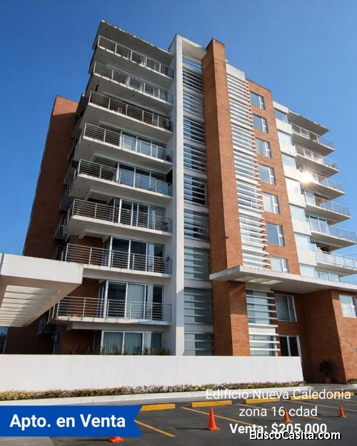 Apartamento en Venta en Edificio Nueva Caledonia zona 16 cdad