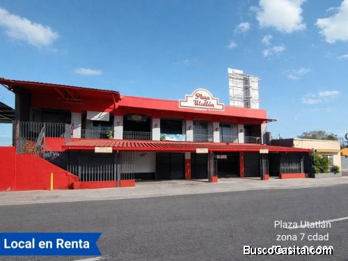 Local en Renta en Plaza Utatlán zona 7 cdad