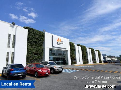 Local en Renta en Centro Comercial Plaza Florida zona 7 Mixco