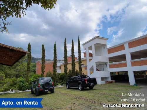 Apartamento en Renta en La Montaña zona 16 cdad