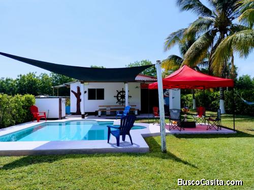 Chalet amueblado en venta en Iztapa, Escuintla