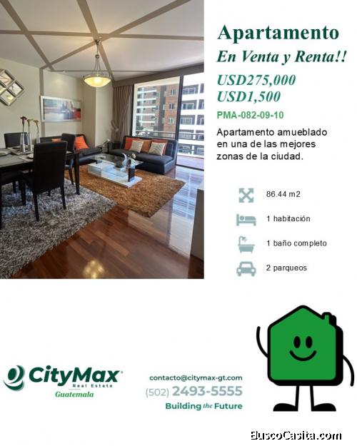 Apartamento En Edificio De Zona 14, Ciudad de Guatemala