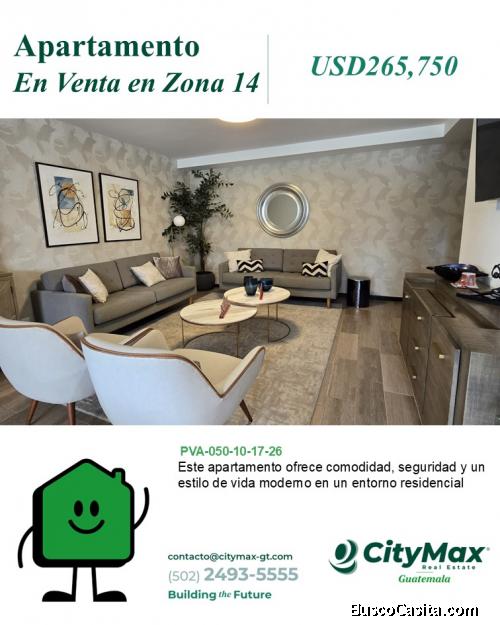 En Venta Apartamento en Zona 14