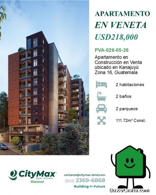 Apartamento en construcción en VENTA Kanajuyú Zona 16