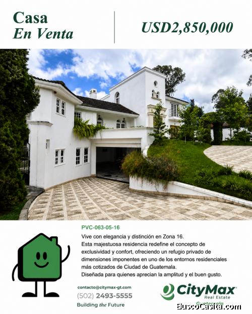 Casa en venta en Foresta de Cayala zona 16