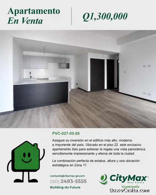 Apartamento en venta en zona 11 Nuevo para estrenar