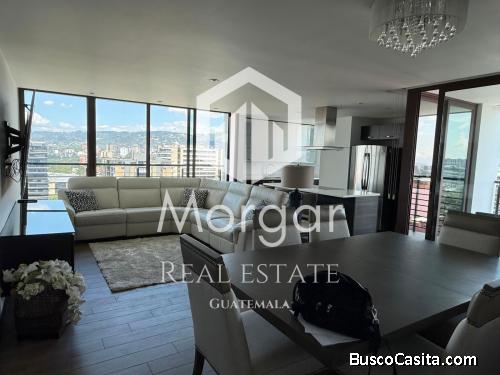 Apartamento en alquiler en Zona 10 de 2 dormitorios en $ 2,200