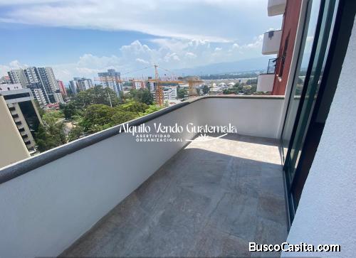 Apartamento en Alquiler Zona 14, 2 Habitaciones, 102 m2, US$1,200