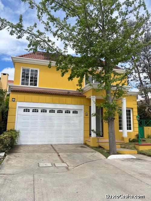 Casa en venta y renta condominio Entreverdes Fraijanes