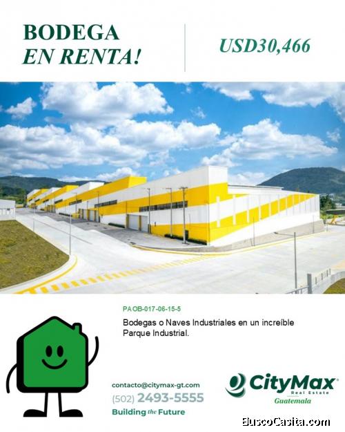 Ofibodega Industrial en alquiler Autopista Escuintla