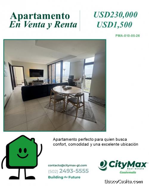 Apartamento en Venta y Renta Mira zona 10 Guatemala