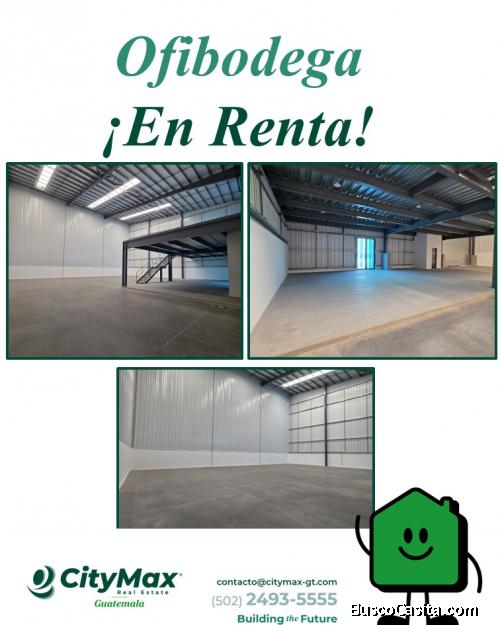 Ofibodega en renta en Complejo Industrial Amatitlan 