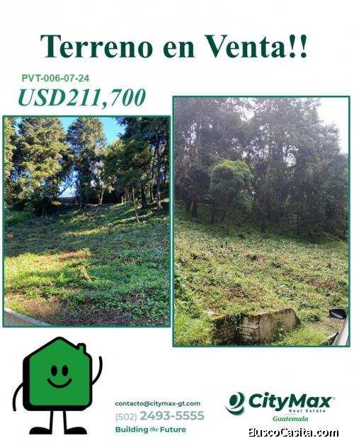 Terreno En Venta La Hondonada Santa Catarina Pinula