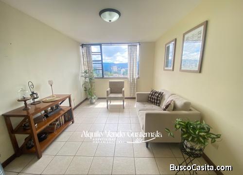 Apartamento Amoblado en Alquiler Zona 14, 2 Habitaciones, 84 m2, Q7,400