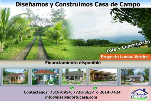  Diseñamos y Construimos Casa de Campo en PROVINCIAS LOMAS VERDES, SAN MIGUEL.