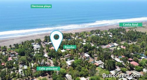 VENDO Rancho en playa Metalío Sonsonate segunda fila