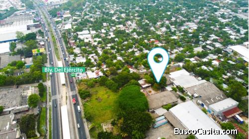 Bodega con amplio terreno Blv del Ejército KM 4.5