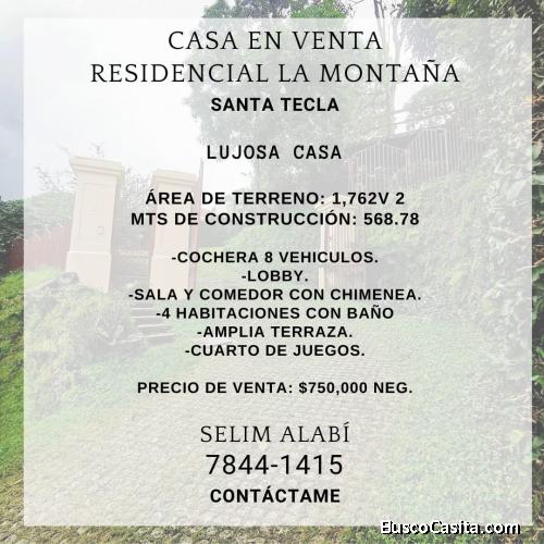Casa en venta Residencial La Montaña