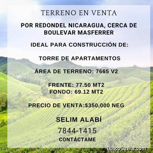 Terreno en venta San Salvador