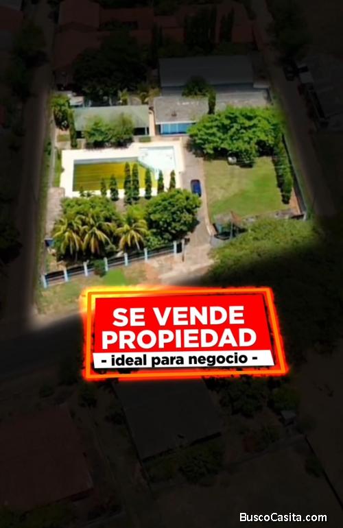 SE VENDE PROPIEDAD PARA NEGOCIO FUERTE SOBRE CARRETERA A CHAPELTIQUE, SAN MIGUEL, EL SALVADOR.