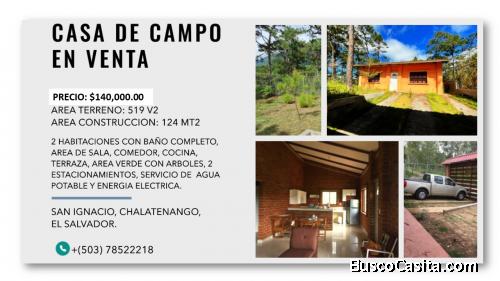 Casa en Venta en San Ignacio, Chalatenango