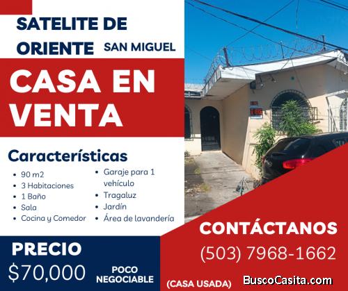Casa en venta, colonia SATELITE DE ORIENTE, San Miguel