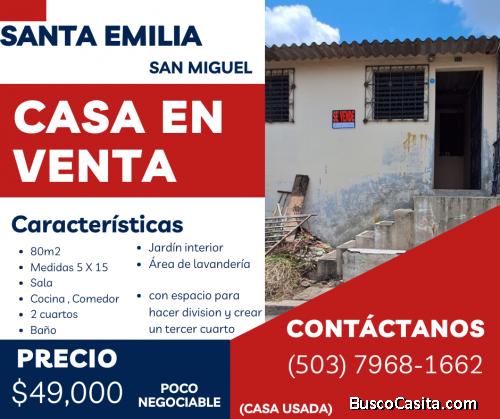Casa en venta, colonia SANTA EMILIA, San Miguel
