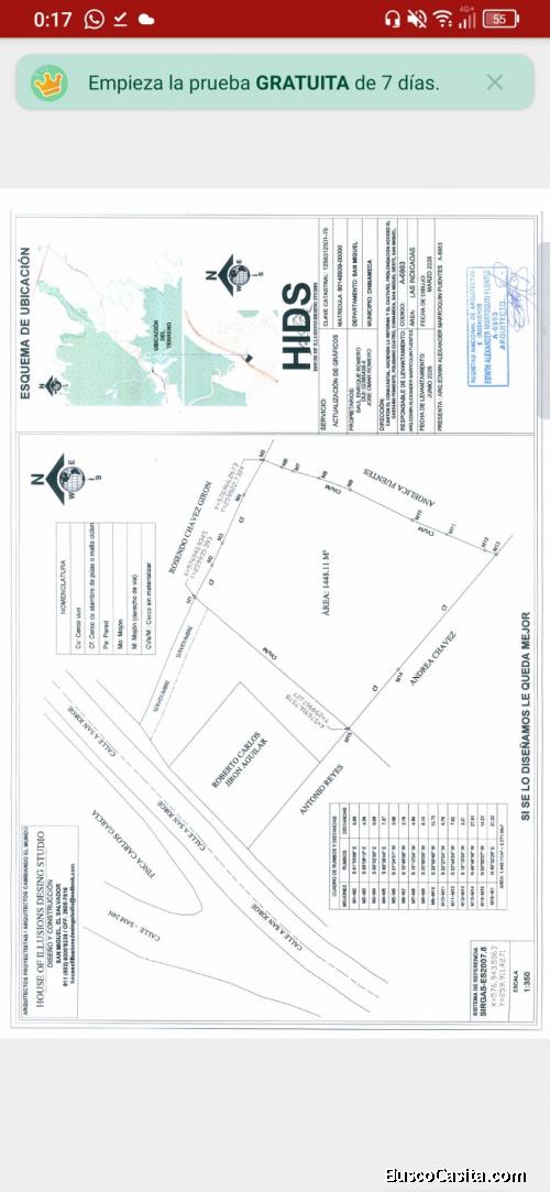 Vendo propiedad de 2000m²