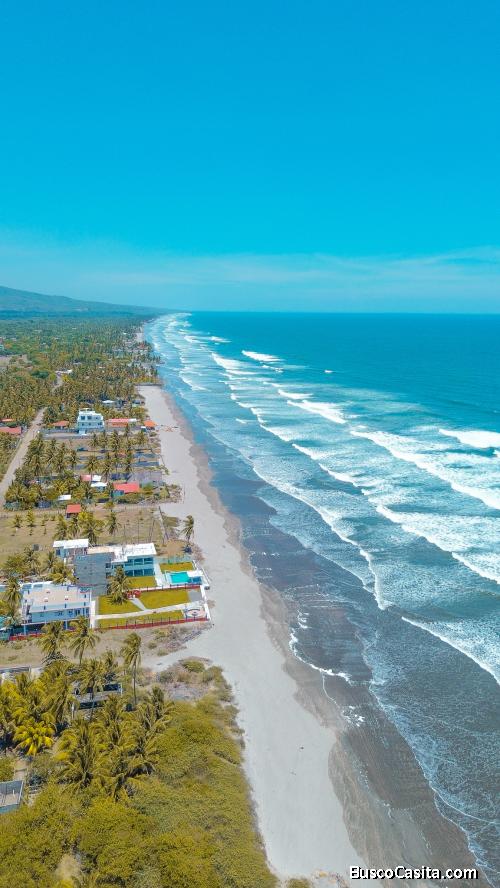 Terreno frente al mar en venta en Playa El Espino, Usulután