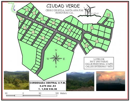 LOTES DE TIERRA A LA VENTA, PROYECTO CIUDAD VERDE: