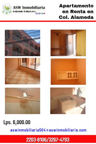 Apartamento en Renta en Col. Alameda, Tegucigalpa