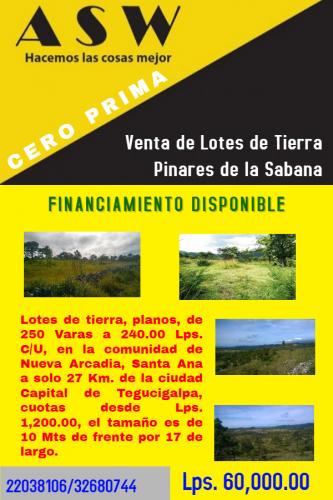 Venta de Lotes de Tierra Financiados SIN PRIMA