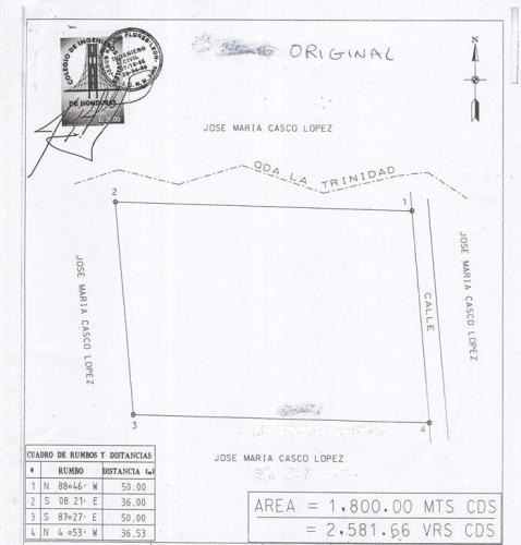 Venta de 2 Terrenos juntos o individual en Aldea La Trinidad, Sabanagrande. (por vara)