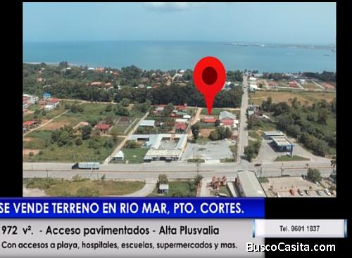 A UN MINUTO PLAYA COCA COLA PUERTO CORTES