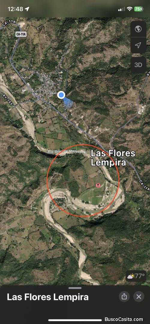 Vendo 56.25 manzanas de tierra