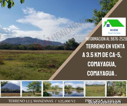 Terreno de 12.5 Manzanas en Venta en la Ciudad de Comayagua