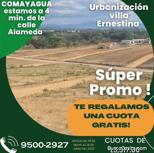 Venta de terrenos Residencial Villa Ernestina, Comayagua