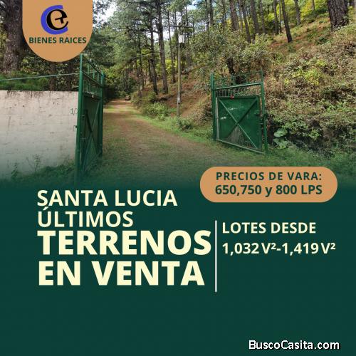 Venta de terrenos en Santa Lucia Francisco Morazan